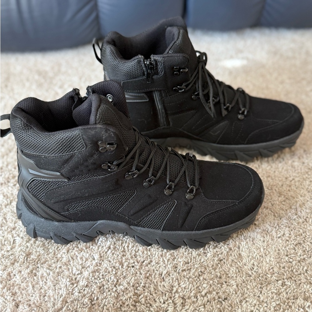 Men's Black Outdoor Boots